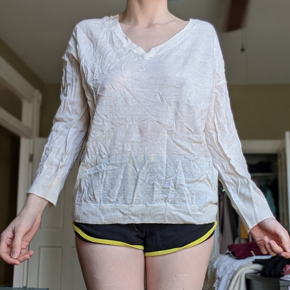 Banana Republic white sweater - Picture 2 of 4